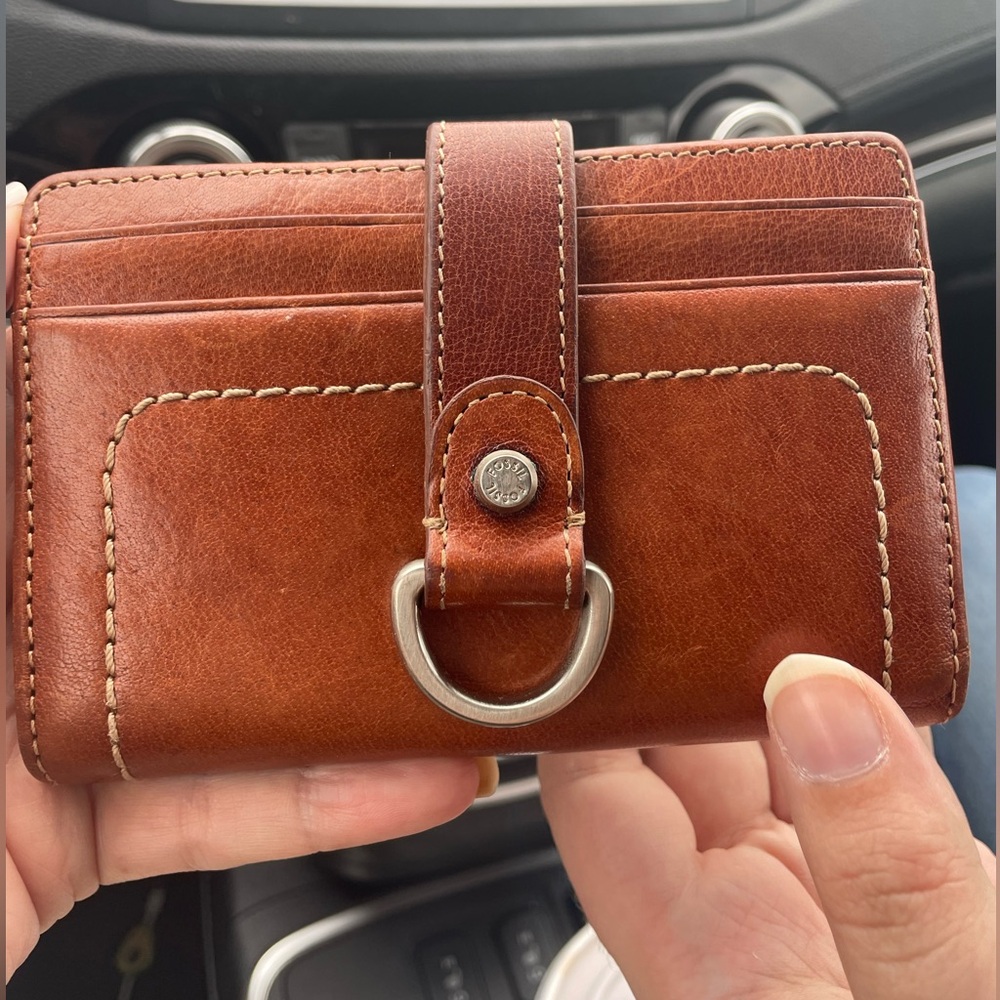 Fossil genuine leather wallet.
